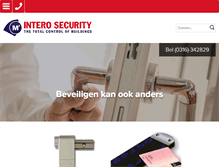 Tablet Screenshot of interosecurity.nl